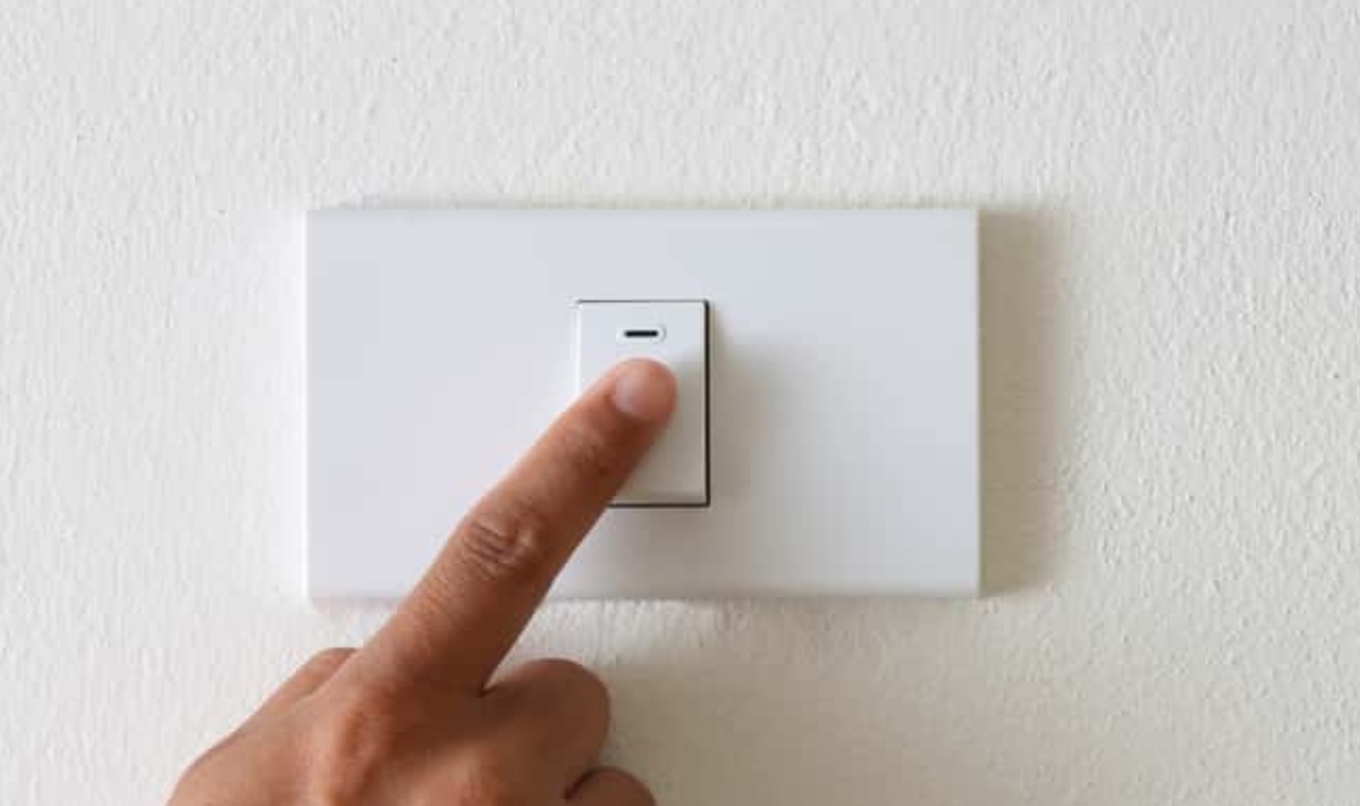Press Turn Onoff Electrical Switch, Shutterstock, 222496303
