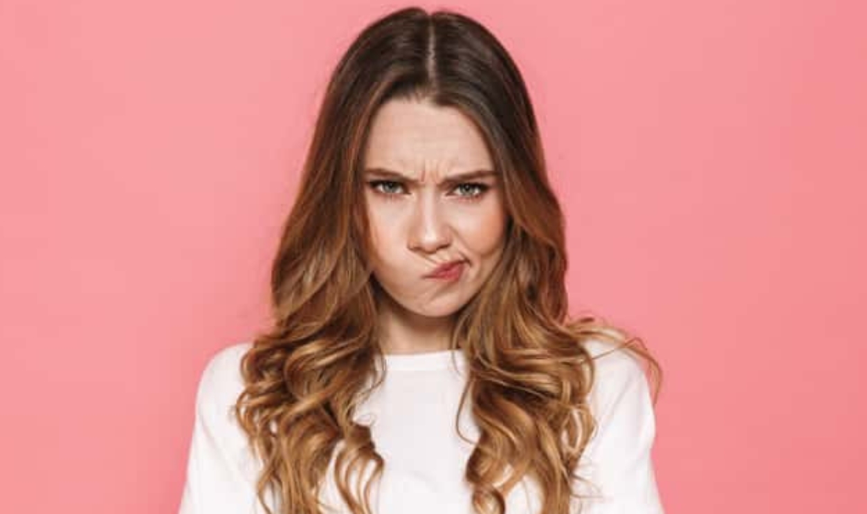 Upset Young Casual Girl, Shutterstock, 1154743942