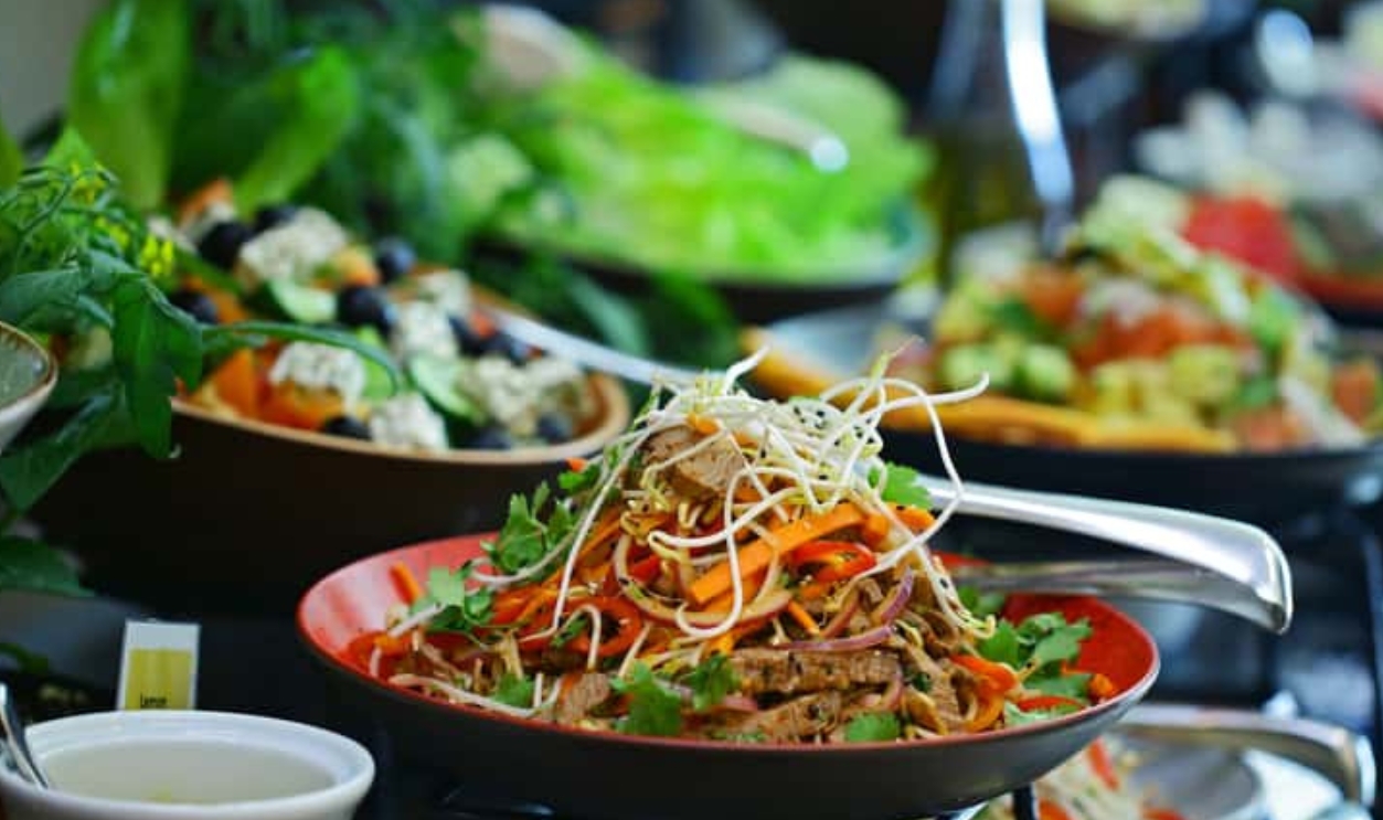 Chicken Salad In A Restaurant Buffet, Shutterstock, 1717713595