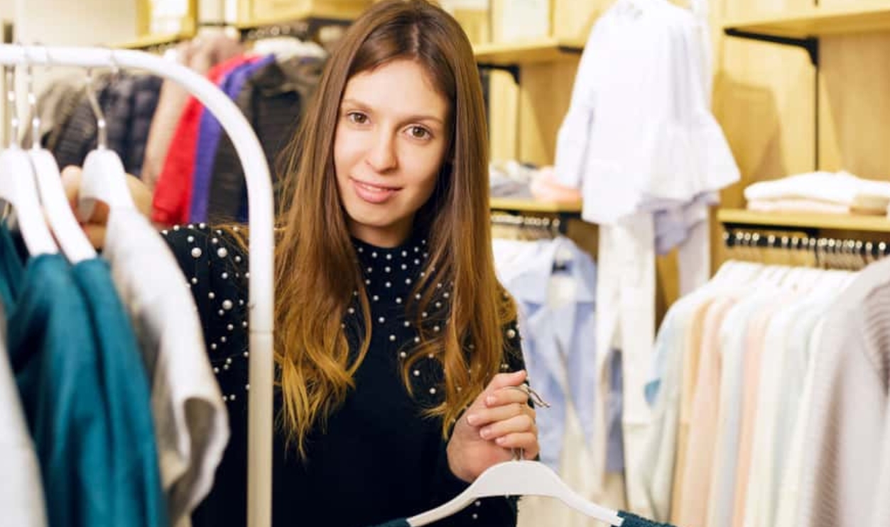 Girl Working As A Store Assistant, Shutterstock, 1034094763