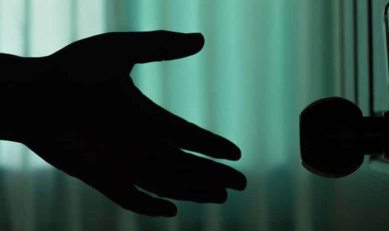 Shadow Man Hand Open The Door, Shutterstock, 653169742