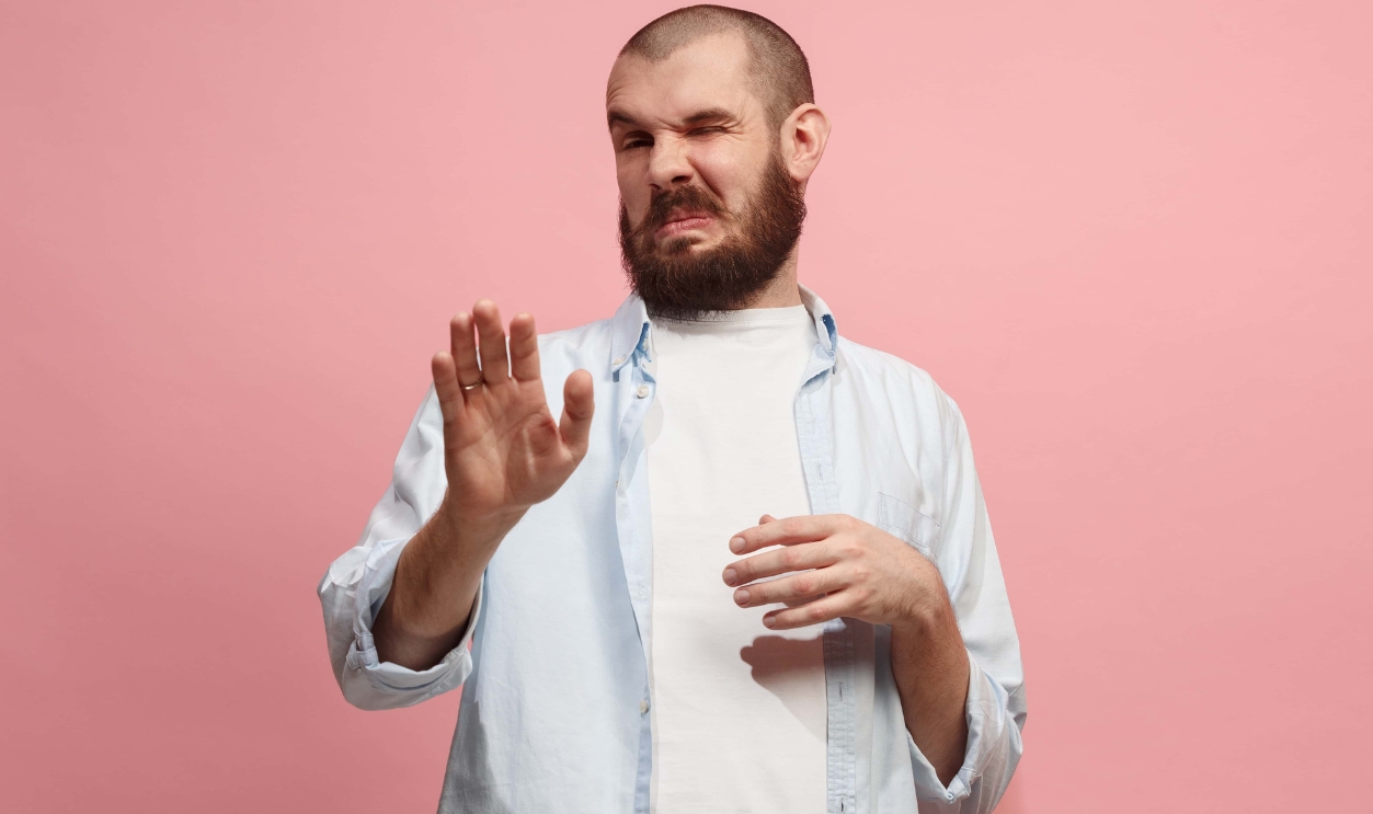 Young Man With Disgusted Expression, Shutterstock, 1035428317