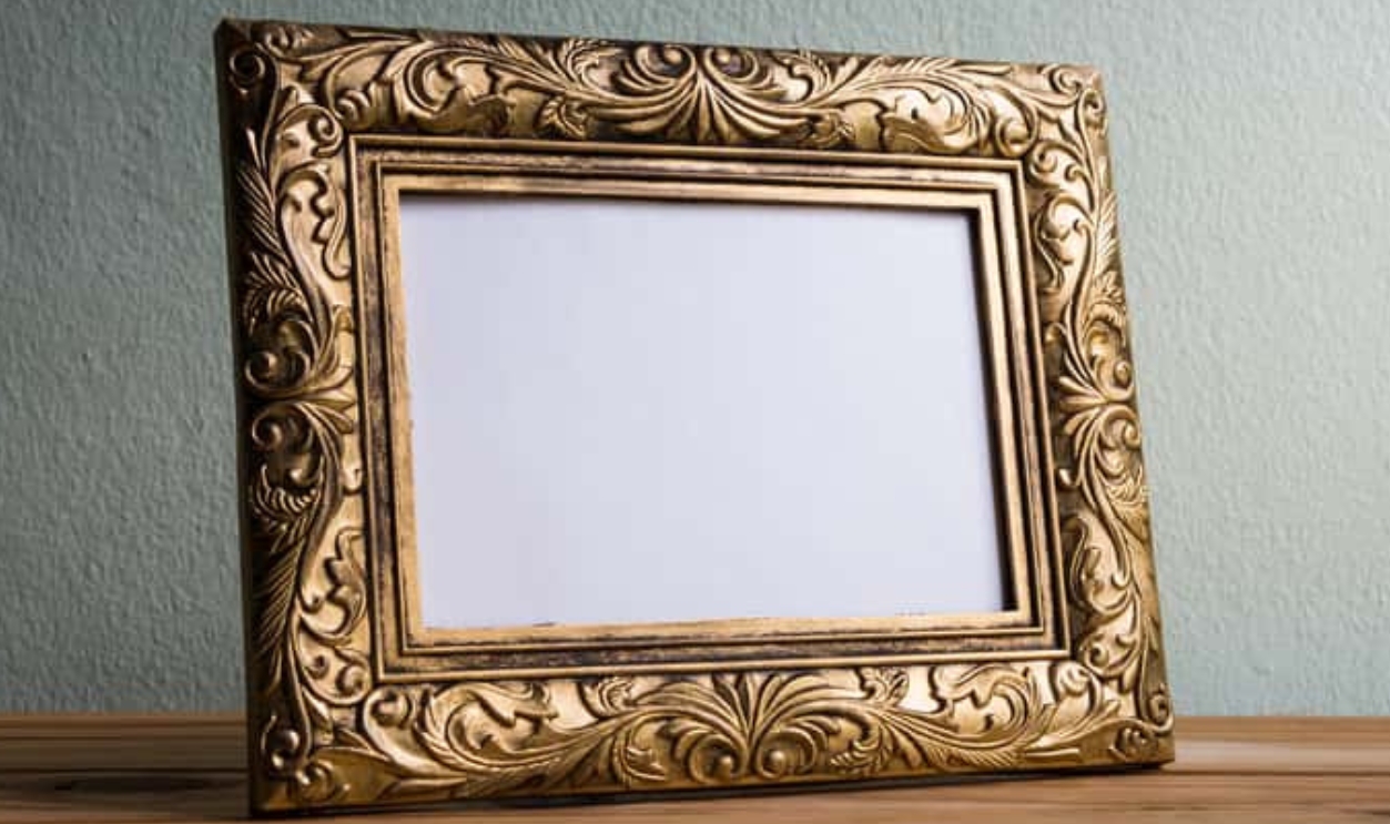 Vintage Photo Frame On Wooden Table, Shutterstock, 292488908