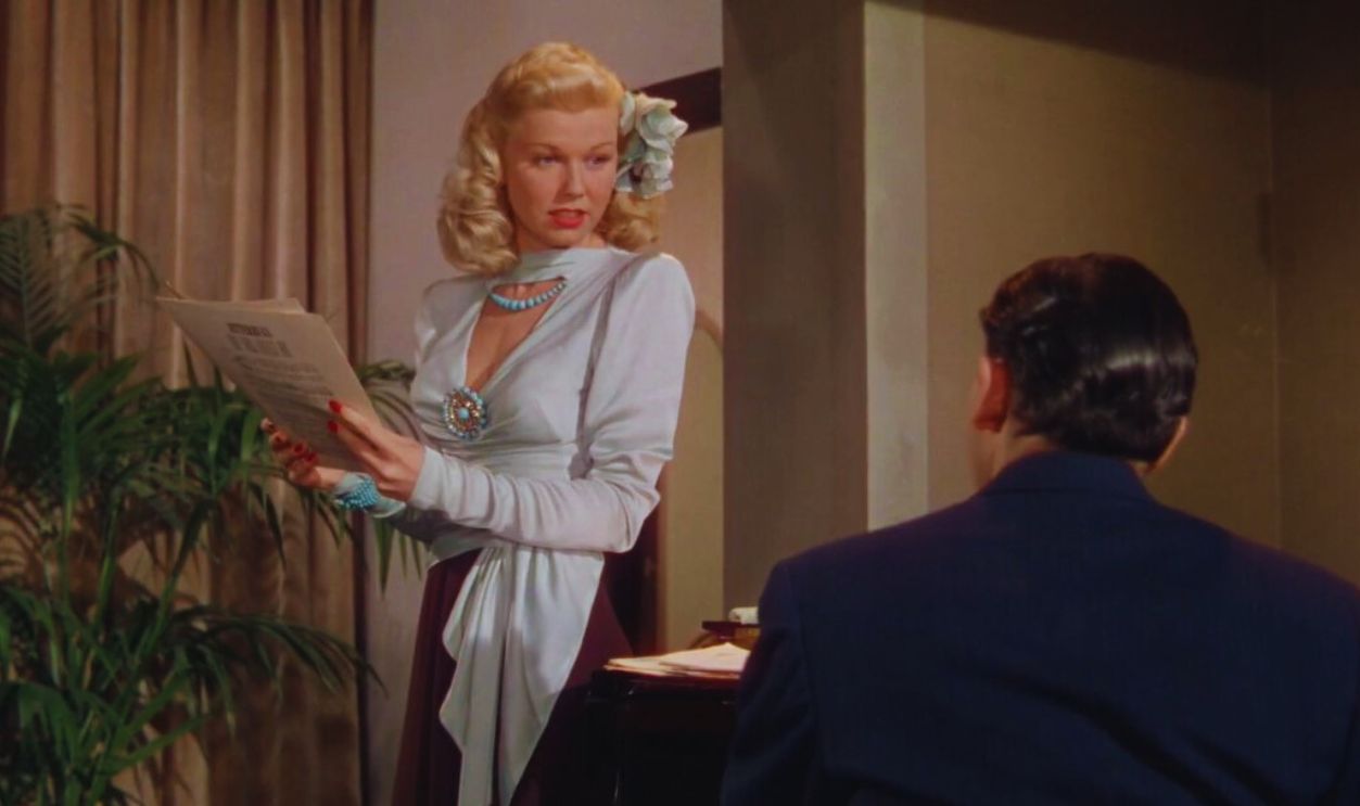 Screenshot from Romance on the High Seas (1948)