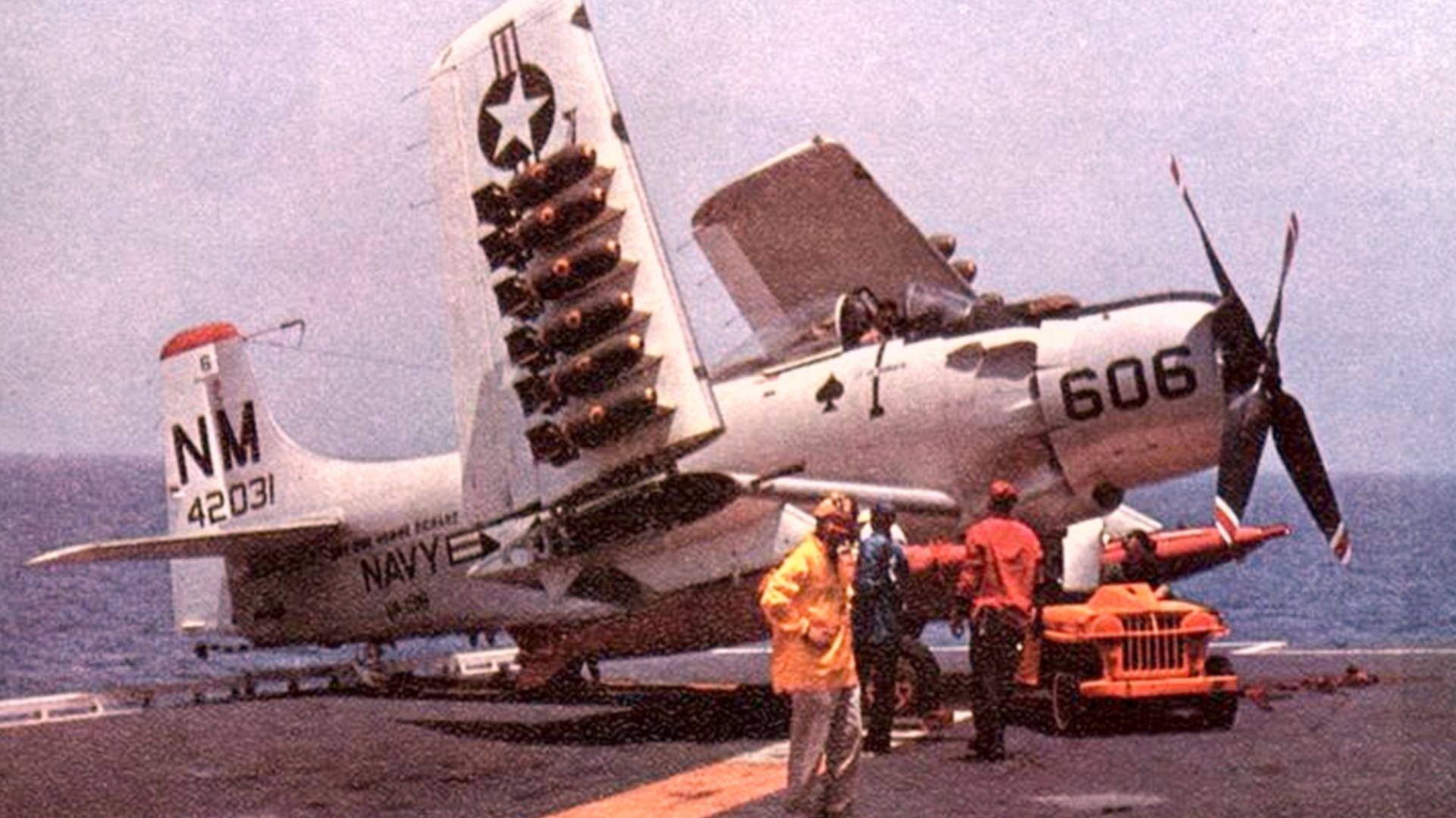 File:A-1J of VA-196 on USS Bon Homme Richard (CVA-31) 1964.jpg