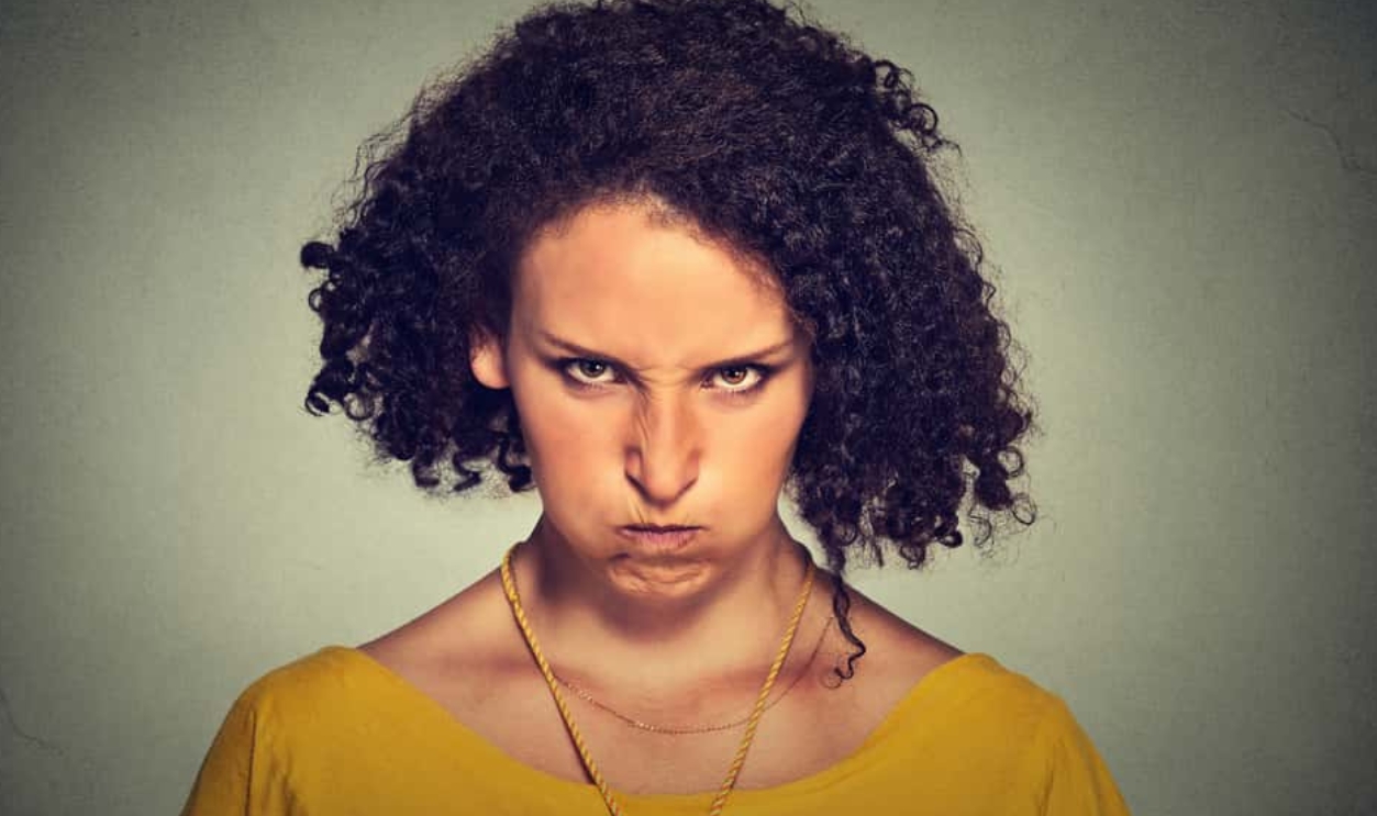 Angry Young Woman, Shutterstock, 335420414