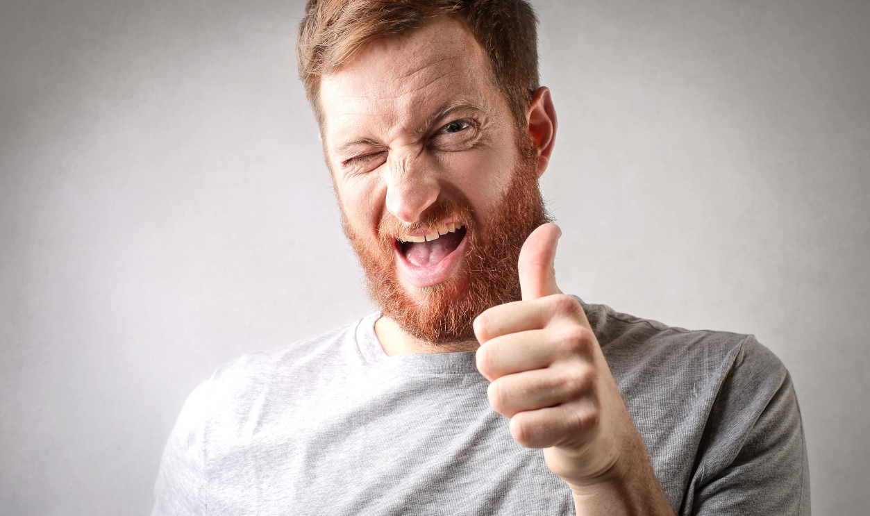 Man Showing The Tumb Up, Shutterstock, 555968713