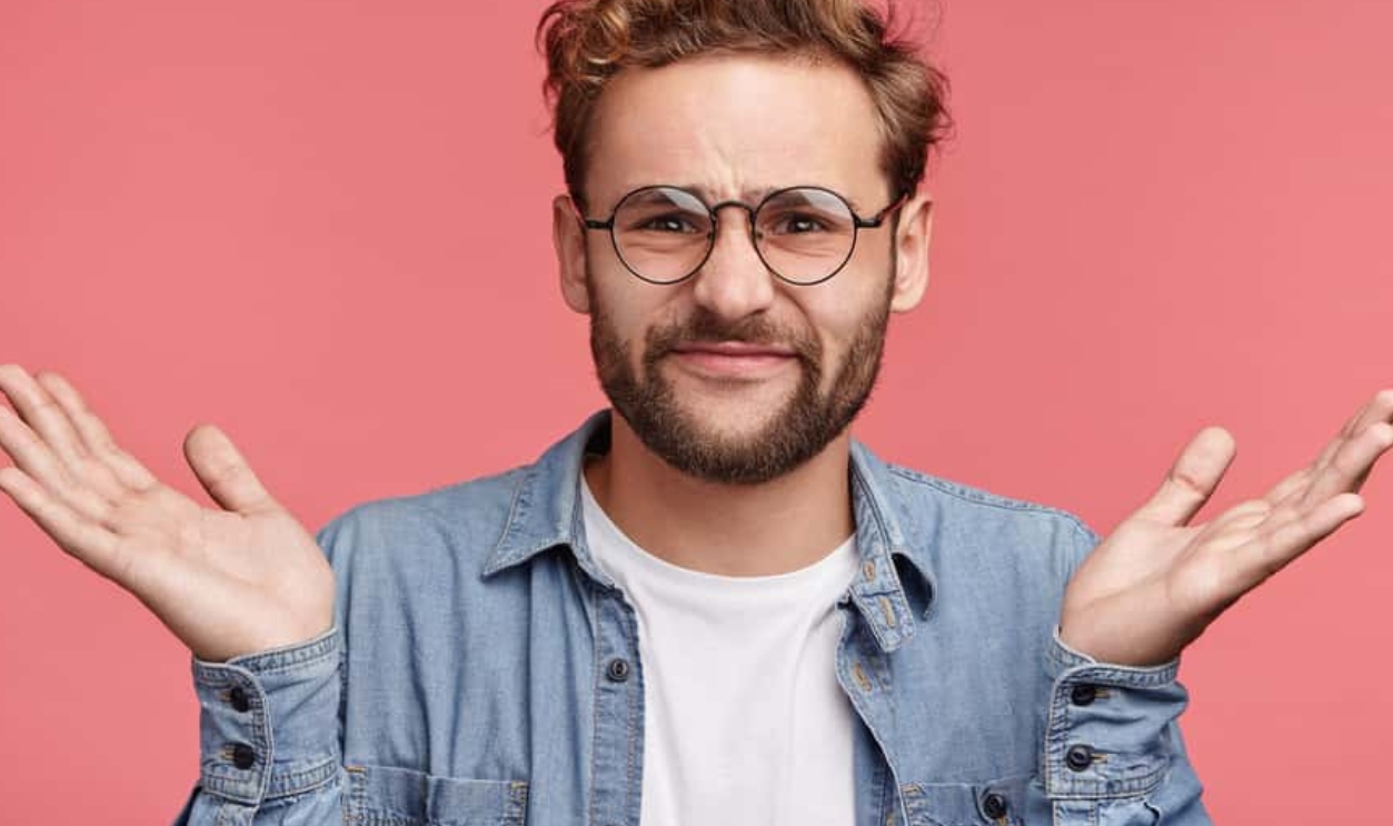 Clueless Doubtful Displeased Male, Shutterstock, 744198493