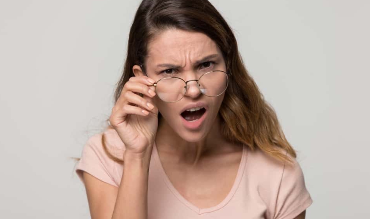 Shocked Angry Young Woman, Shutterstock, 1289544979