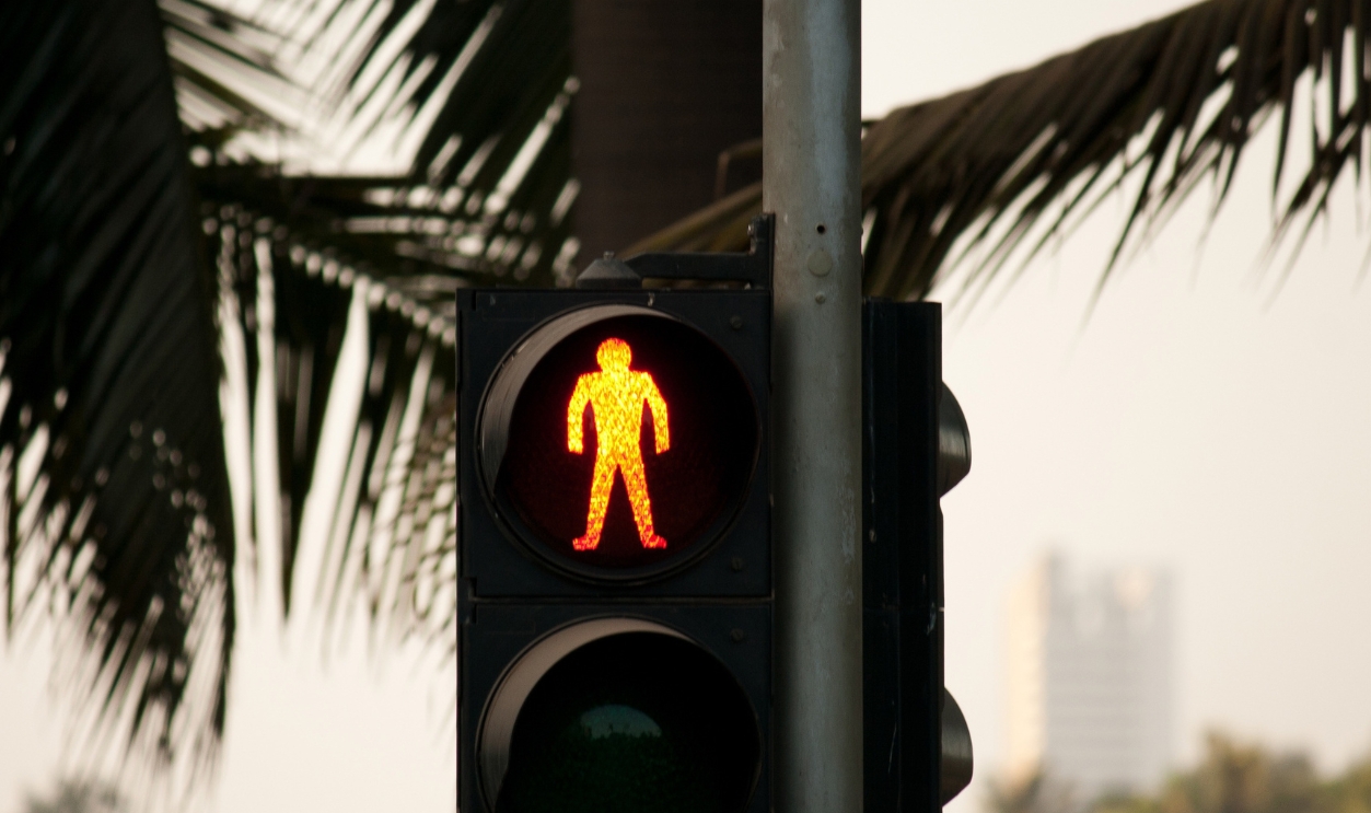 Traffic Lights Red Stop Dont Walk