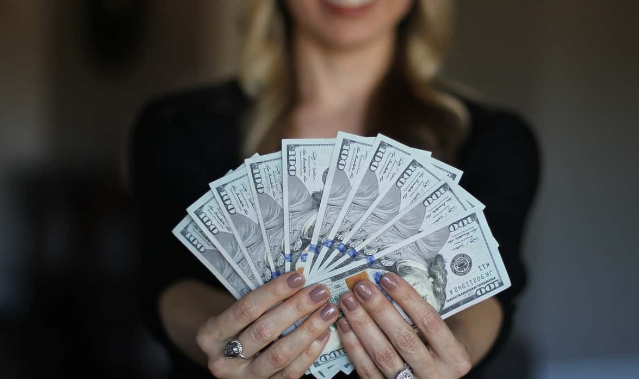 Woman Adult People Money