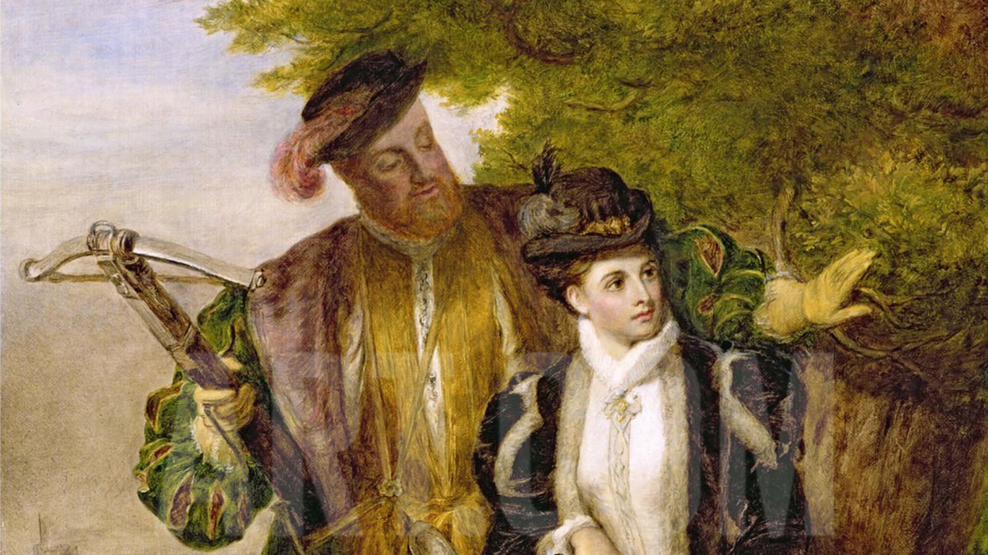 File:King Henry and Anne Boleyn Deer shooting in Windsor Forest.jpg