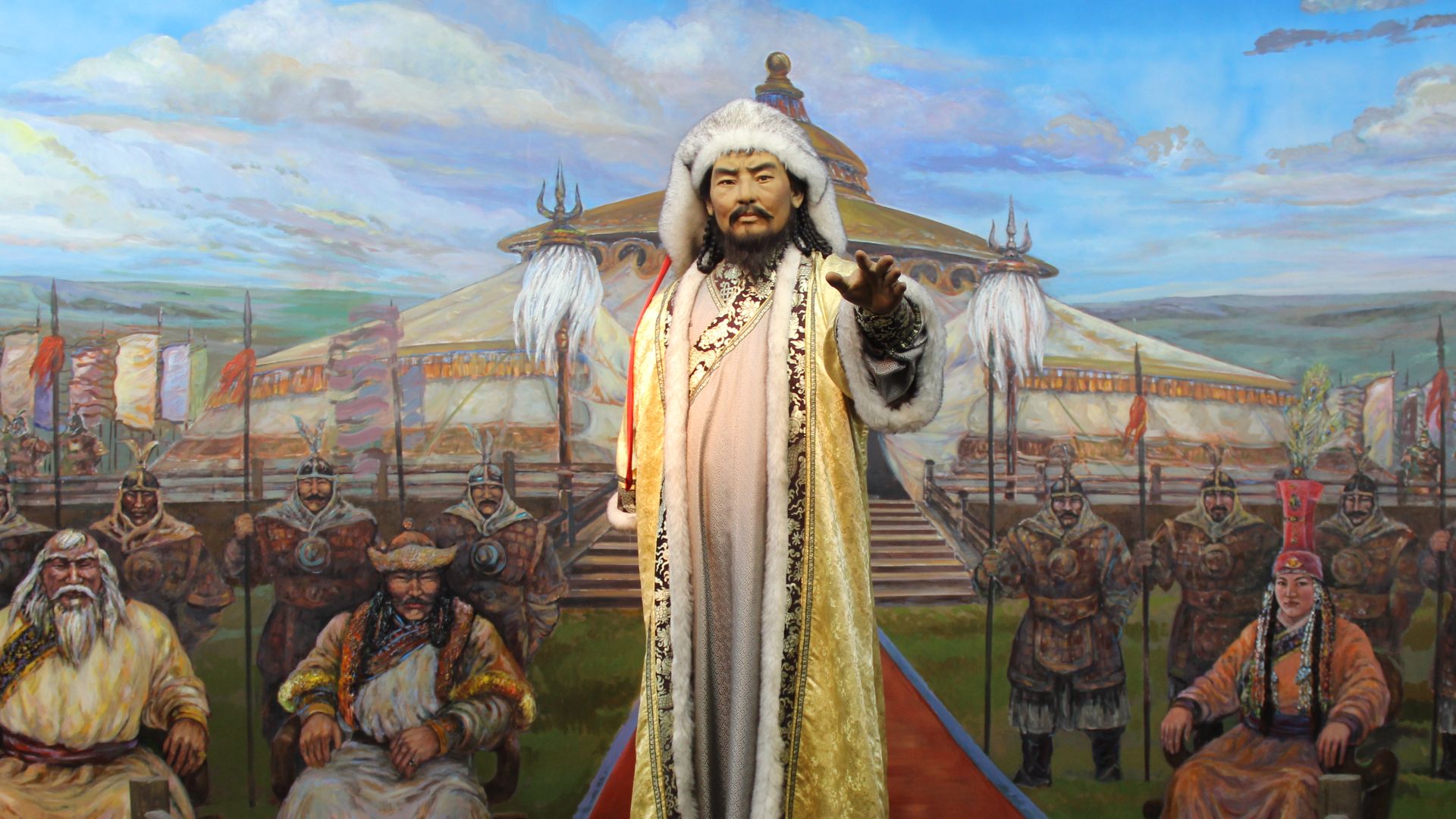 File:Genghis Khan & His Court (19842038355).jpg