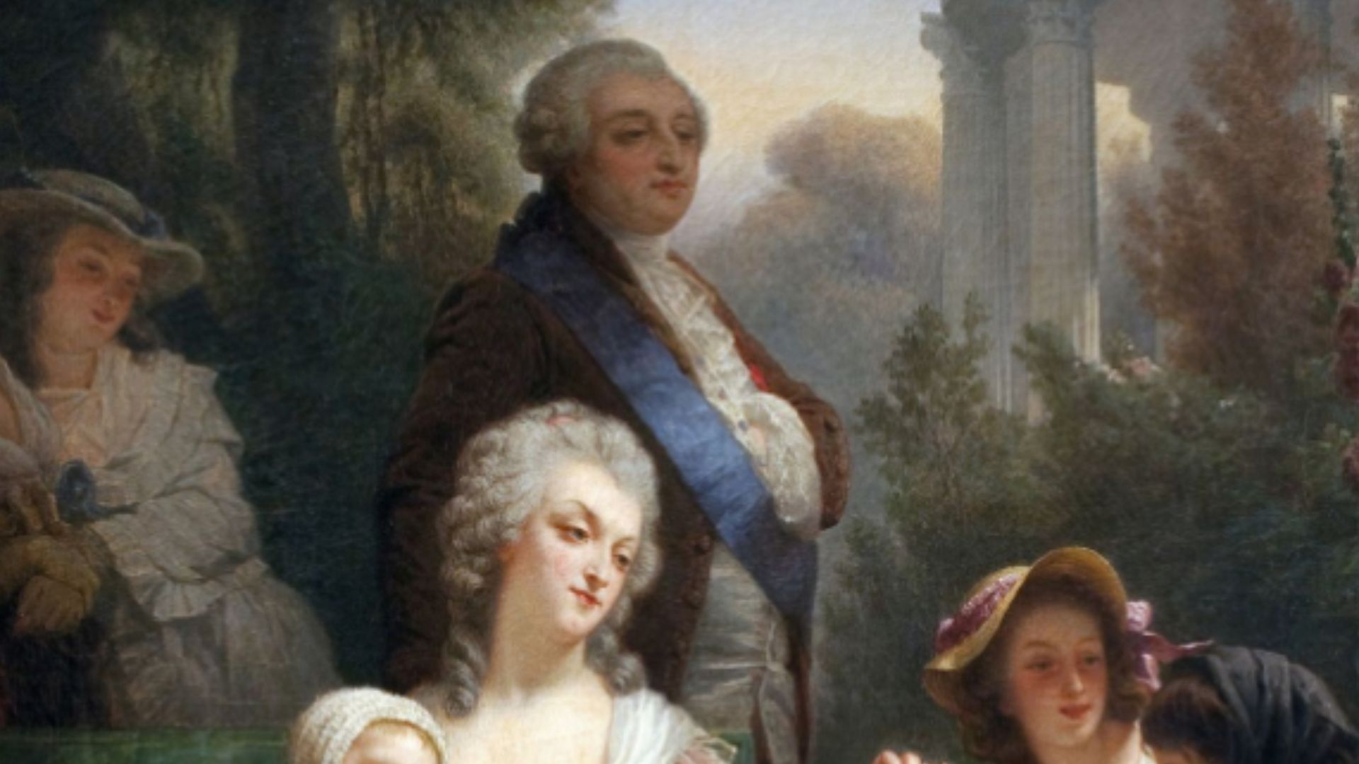File:Louis XVI and Marie Antoinette and their three children.png