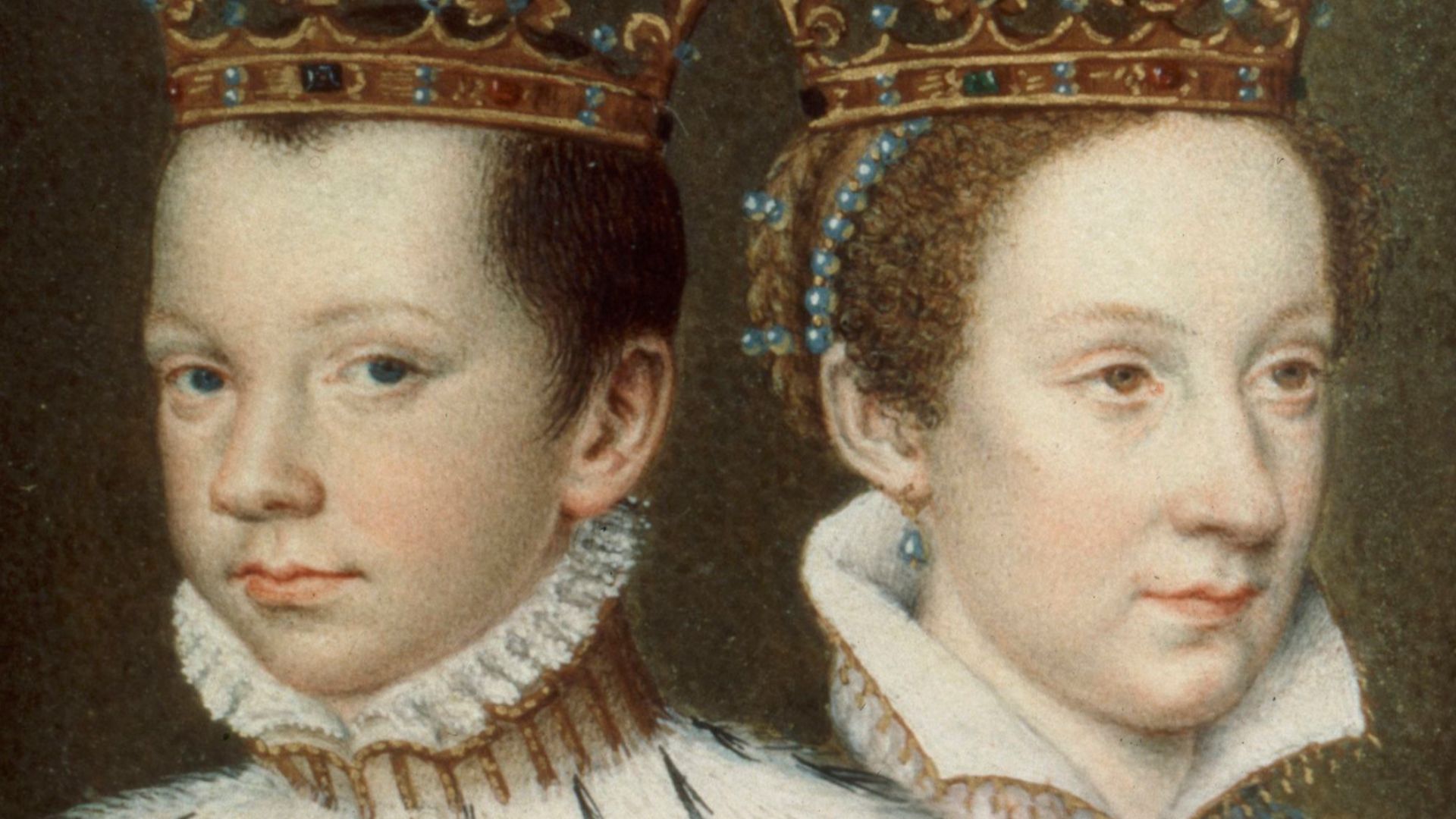 File:BnF, NAL 83, folio 154 v - Francis II and Mary, Queen of Scots (cropped).jpg