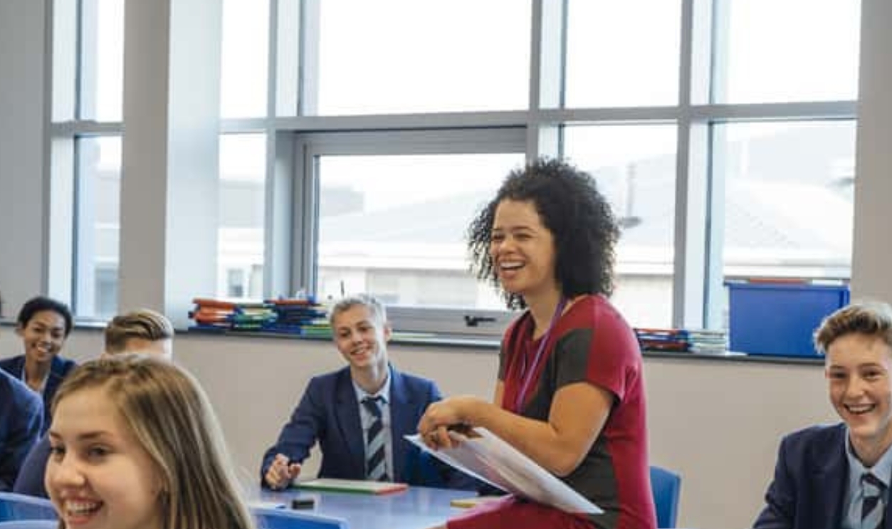 Happy High School Students, Shutterstock, 585788261