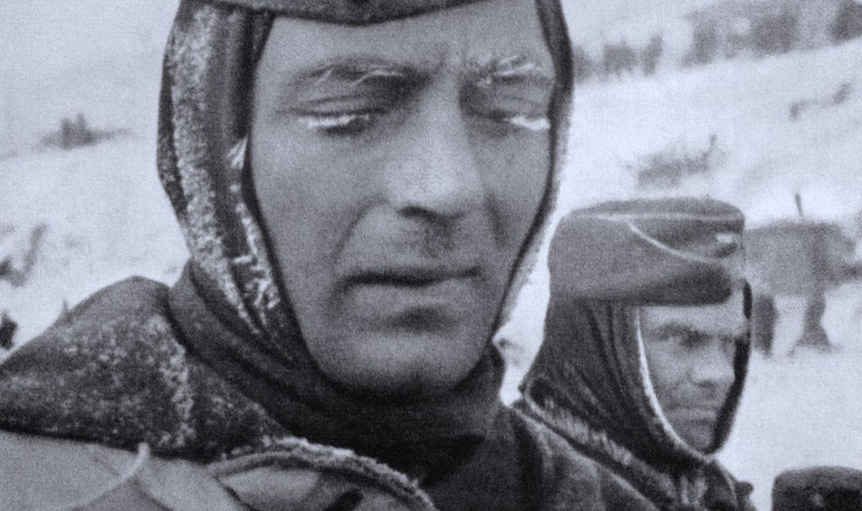 German soldiers exposed to bitter sub-zero conditions at Stalingrad, winter 1942-1943.