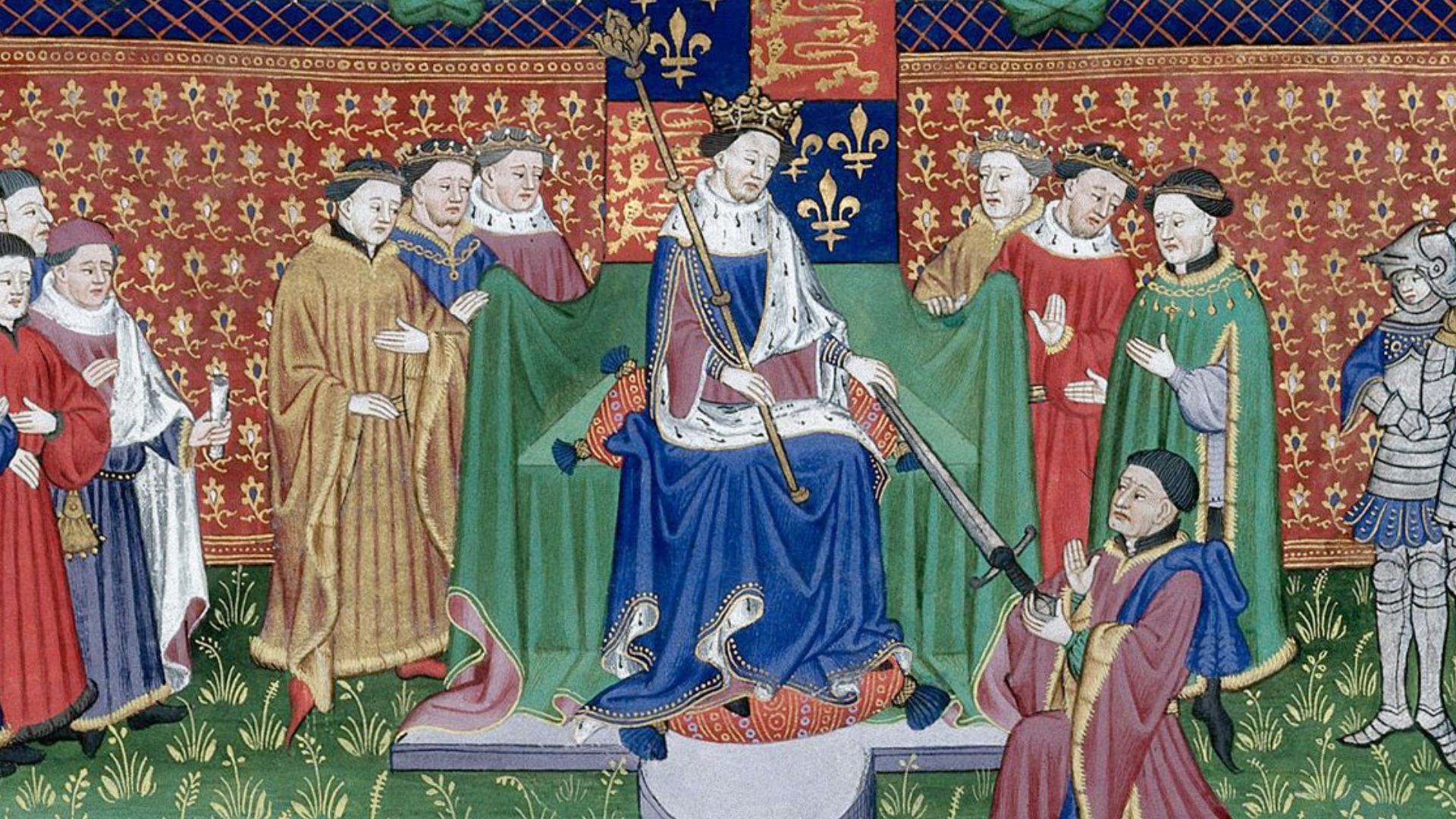 File:Henry VI enthroned - British Library Royal MS 15 E vi f405r (detail).jpg