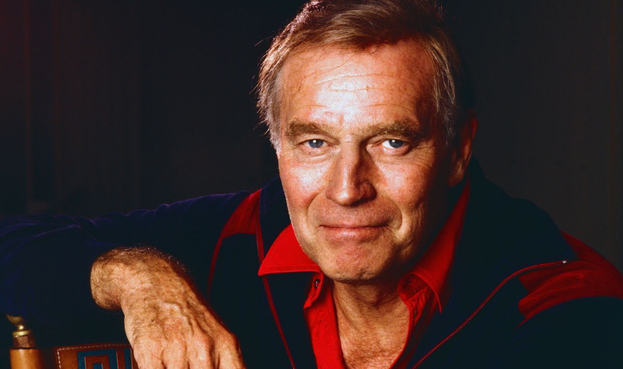 Gettyimages - 695605728, Portrait Of Charlton Heston Portrait of American actor Charlton Heston (1923 - 2008) as he poses during a photo shoot at his home, Los Angeles, California, May 21, 1986.