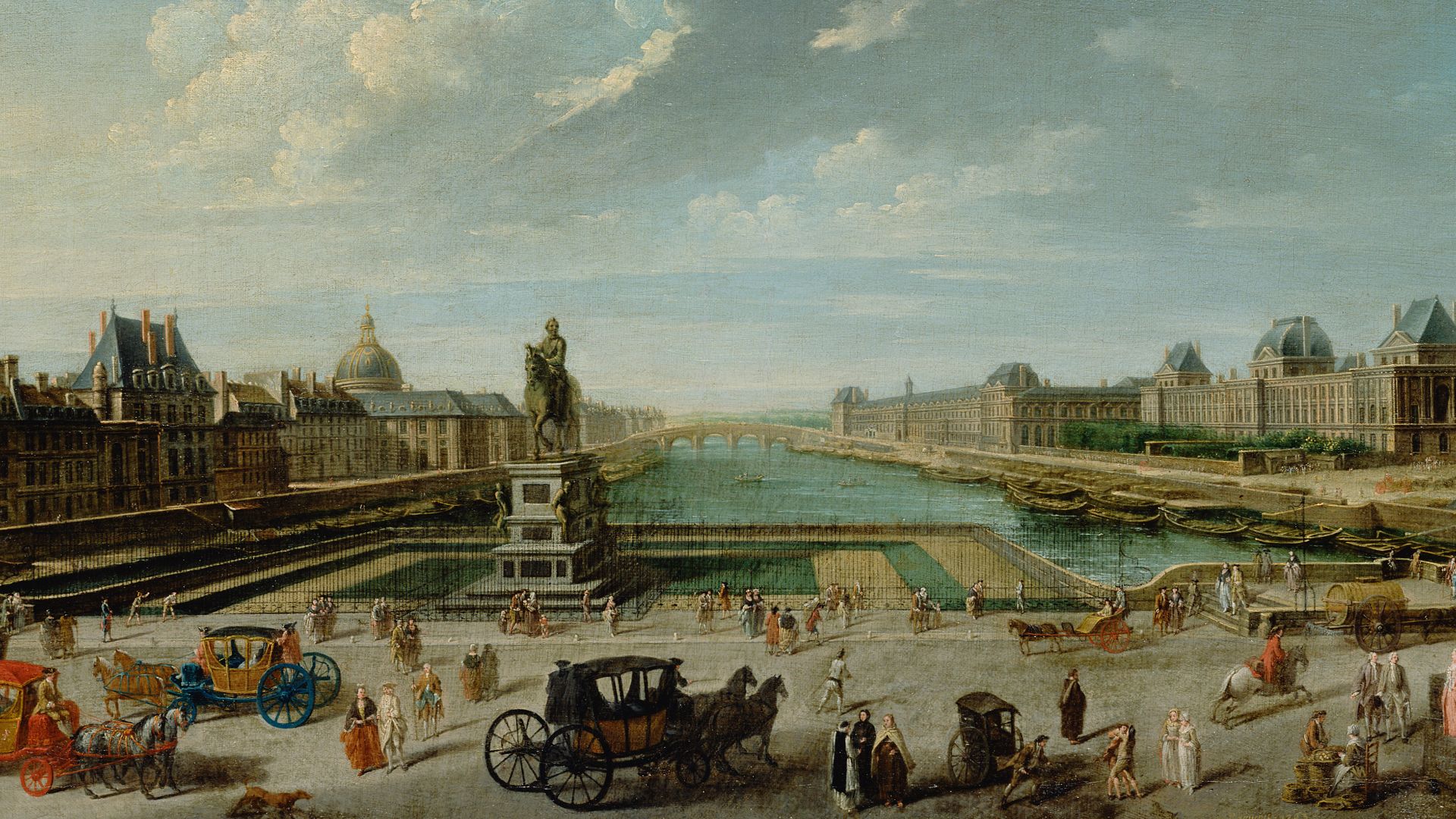 File:Nicolas-Jean-Baptiste Raguenet, A View of Paris from the Pont Neuf - Getty Museum.jpg