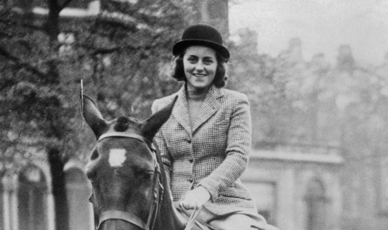 Robert Francis Kennedy Going horseback Riding with Young Sister Kathleen Agnes Cavendish