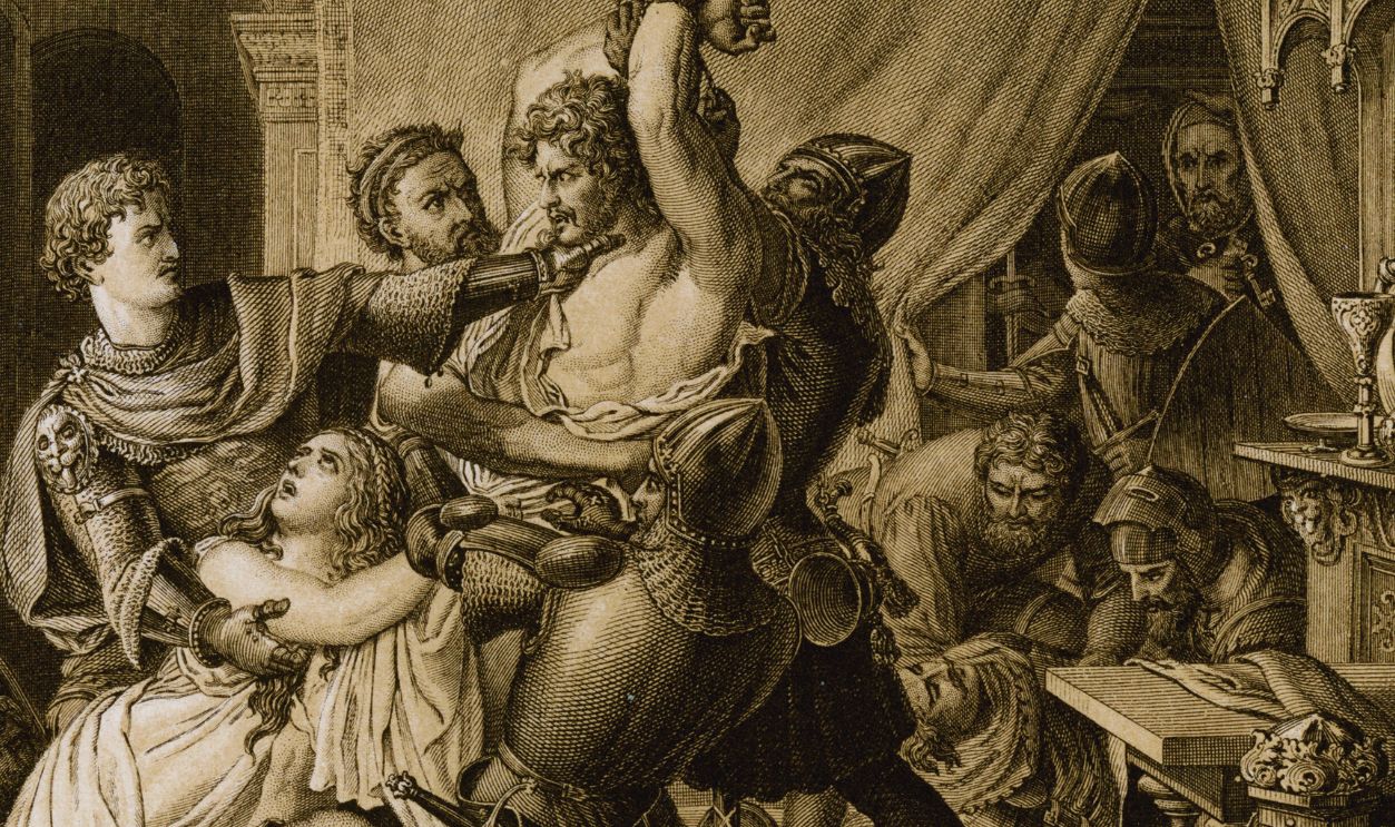 Gettyimages - 463987729, The seizure of Roger de Mortimer (1287-1330) at Nottingham Castle, 19th century.Artist: Noel Paton The seizure of Roger de Mortimer (1287-1330) at Nottingham Castle, 19th century. Roger de Mortimer was arrested by order of King Edward III in October 1330.