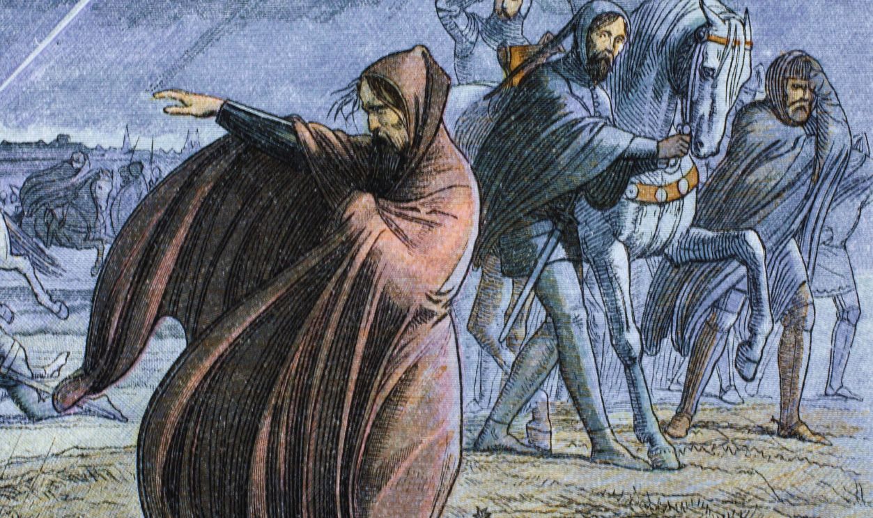 Gettyimages - 804458810, Edward III Of England Vows That He Will Make Peace 1360 (1864)