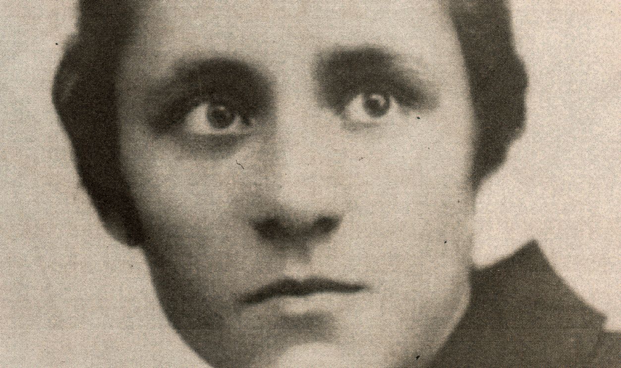 Albanian born Anjez�� Gonxhe Bojaxhiu, future Mother Teresa of Calcutta, a few days before her departure to the Loreto Abbey in Rathfarnham, Ireland, to learn English, the language the Sisters of Loreto used to teach school children in India.