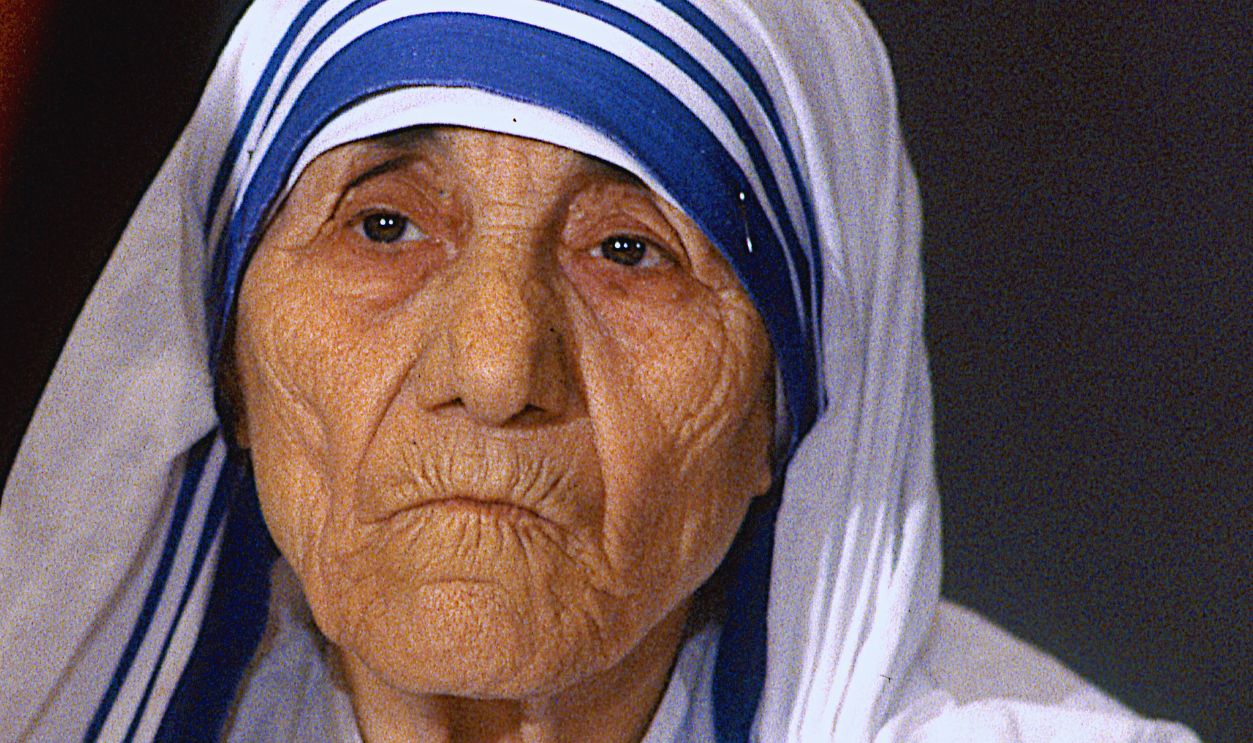 Washington, DC. 7-10-1986 Mother Teresa addresses the National Council for International Health meeting in Washington DC. Blessed Teresa of Calcutta, commonly known as Mother Teresa (26 August 1910 – 5 September 1997), was a Roman Catholic religious sister and missionary who lived most of her life in India. She was born in today's Macedonia, with her family being of Albanian descent originating in Kosovo. Mother Teresa founded the Missionaries of Charity, a Roman Catholic religious congregation,