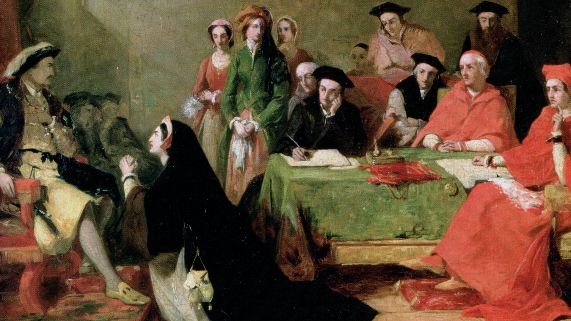 File:Catherine Aragon Henri VIII by Henry Nelson ONeil.jpg