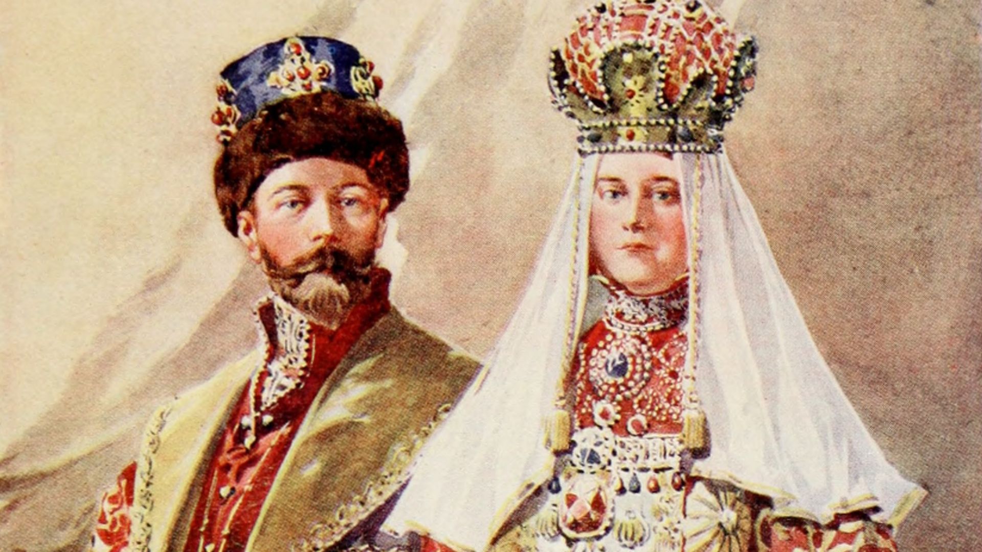 File:Emperor Nicholas II and Empress Alexandra Fyodorovna in ancient dress.jpg
