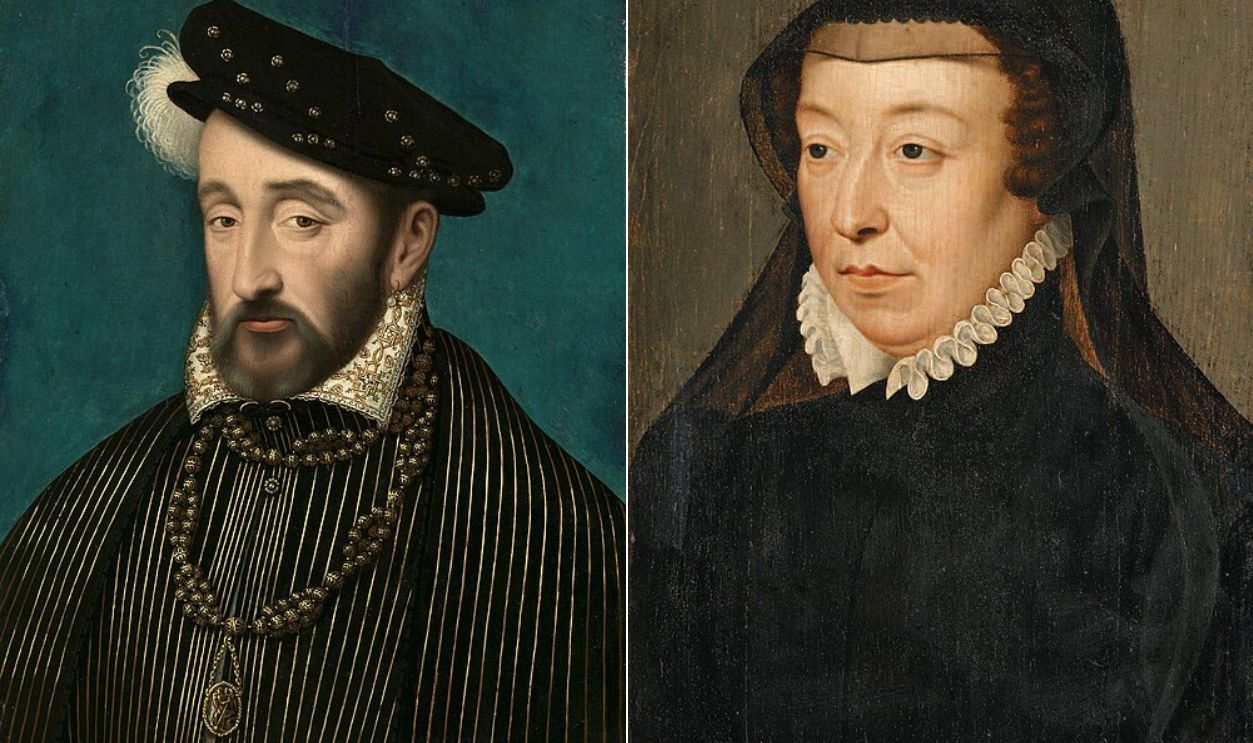 King Henry II Of France And Catherine de' Medici