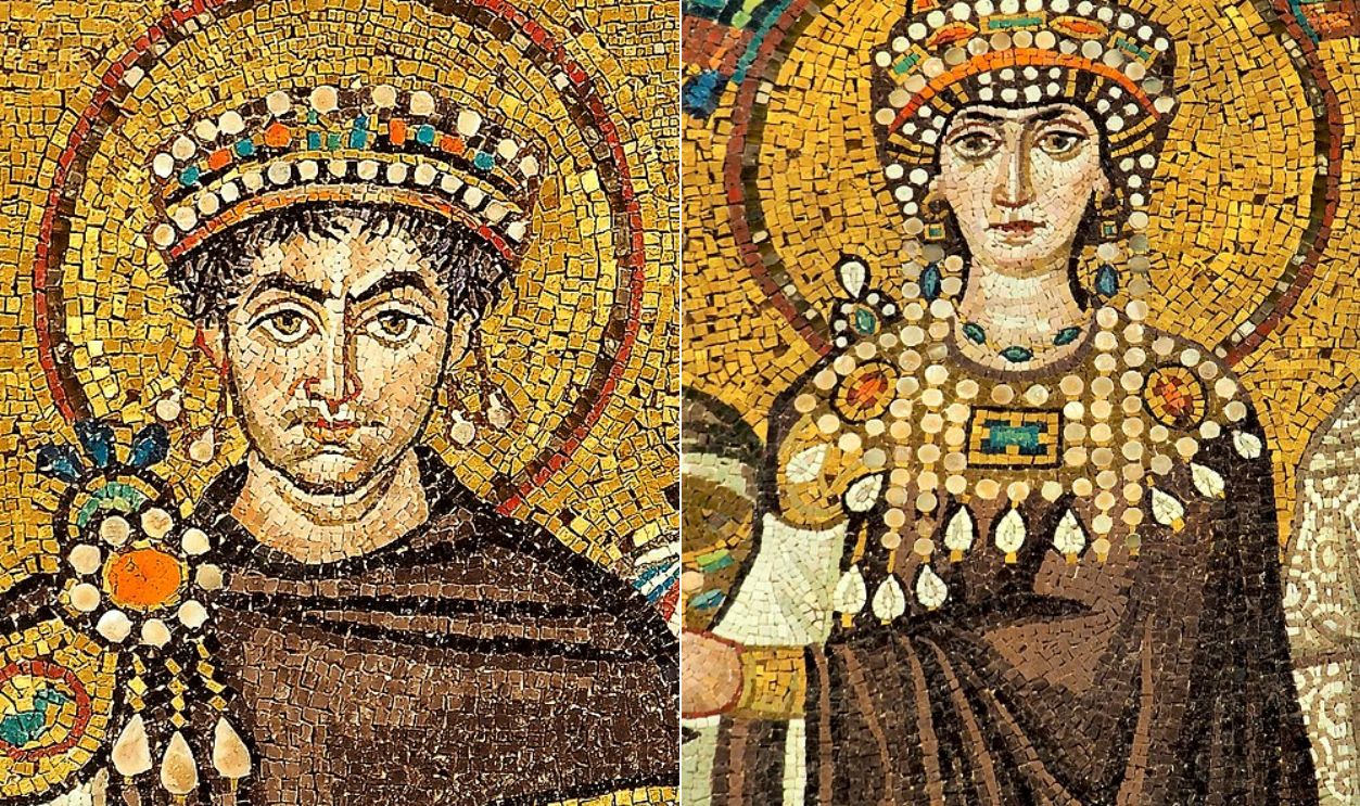 Emperor Justinian I and Empress Theodora 