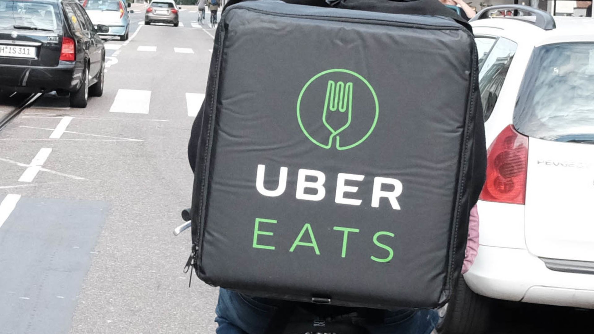 File:UberEats cyclist in Amsterdam.jpg