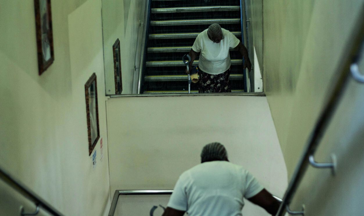 Children’s Playground-Style Stairs Used In Adult Homes