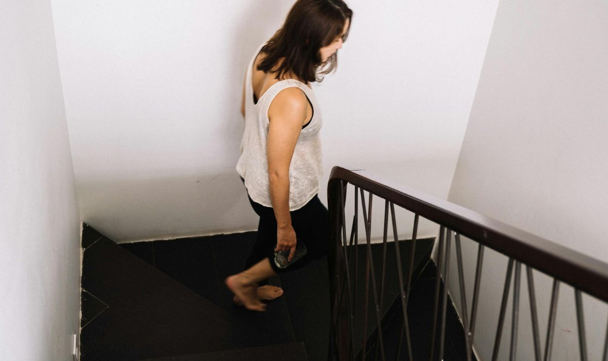 Black-On-Black Stairs