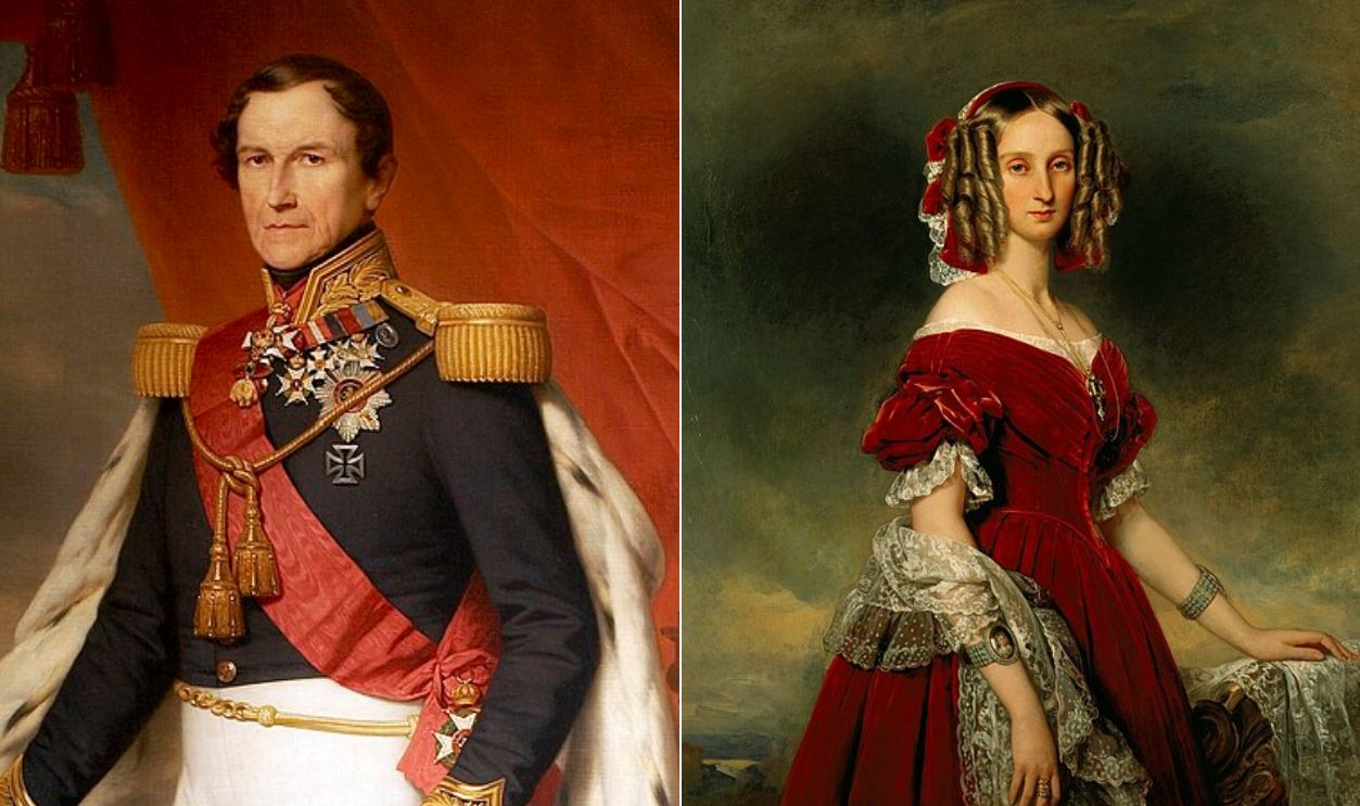 King Leopold I Of Belgium And Louise-Marie Of Orleans