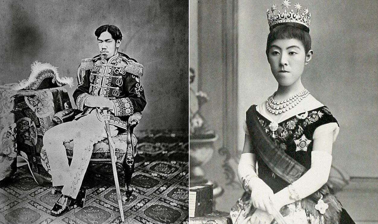 Emperor Meiji And Empress Shoken