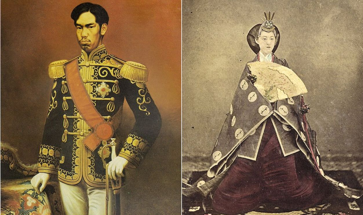 Emperor Meiji And Empress Shoken