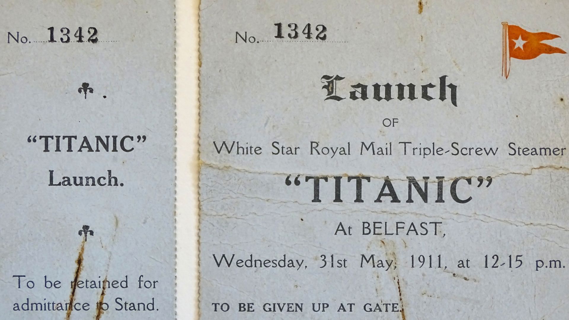 File:Ticket for Titanic Launch - Titanic Belfast - Belfast - Northern Ireland - UK (42919571414).jpg