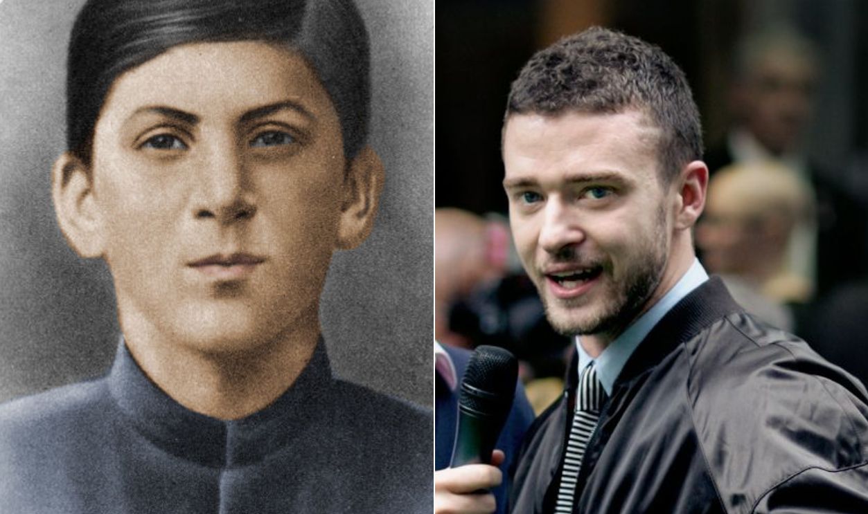 Joseph Stalin (Young) & Justin Timberlake