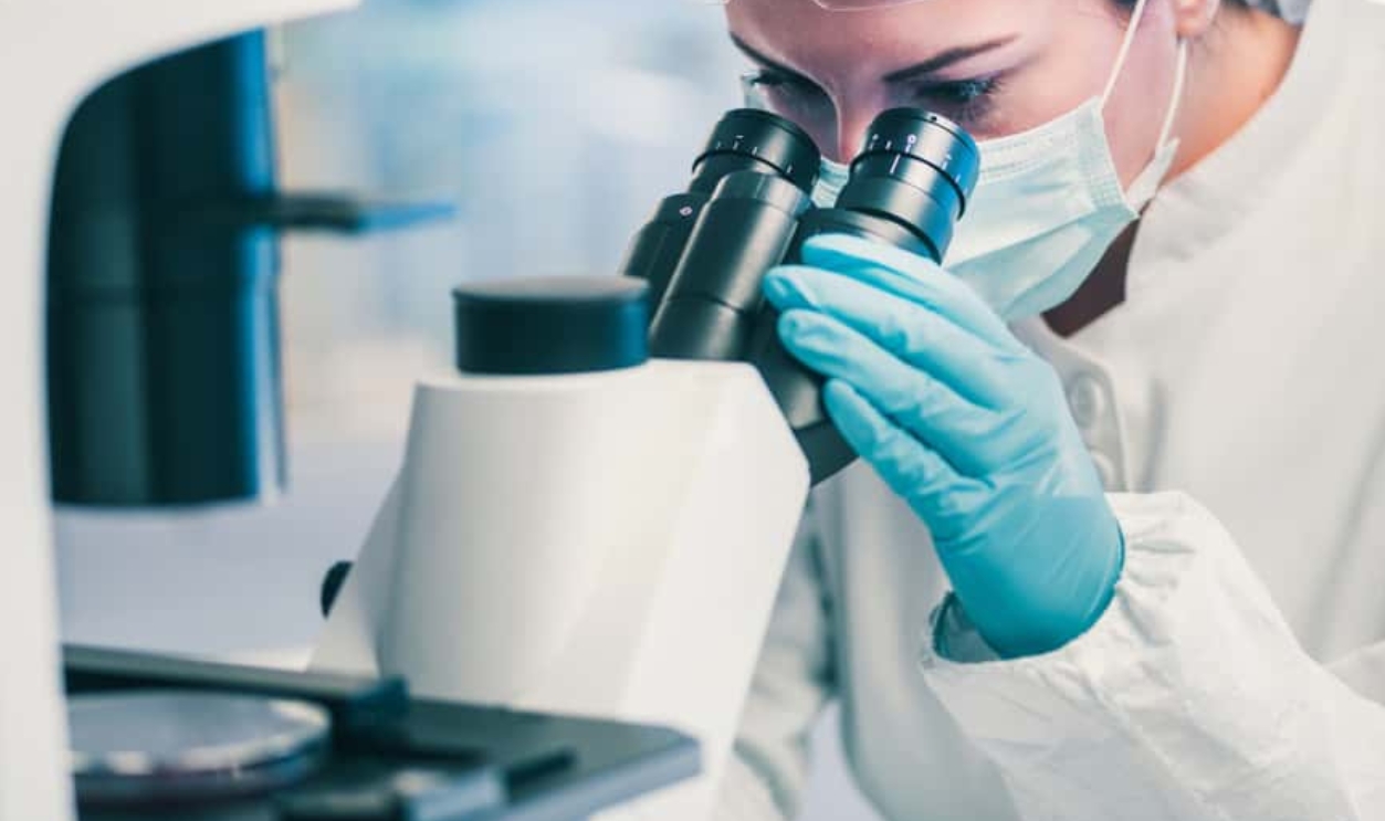 Microbiology, Technician Working With Bacteria Strains, Shutterstock, 1059807920