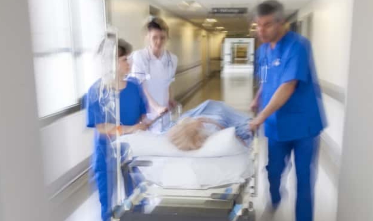 Patient On Stretcher, Shutterstock, 156020384