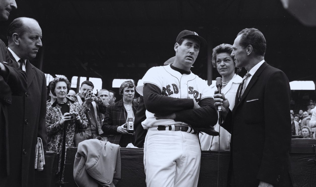 Gettyimages - 691628642, Ted Williams' Final Game At Fenway Park