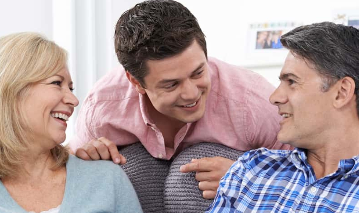 Family With Adult Son At Home, Shutterstock, 558750061