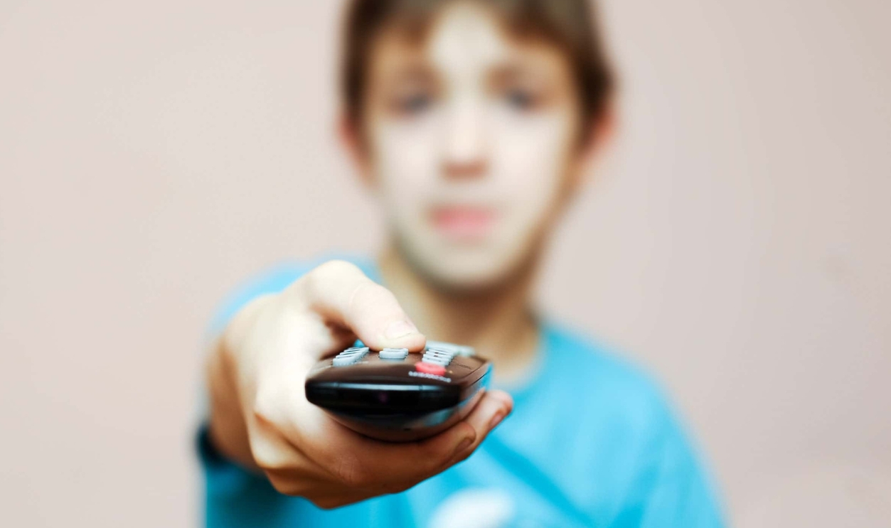 Small Boy And Tv Remote Control, Shutterstock, 162978413