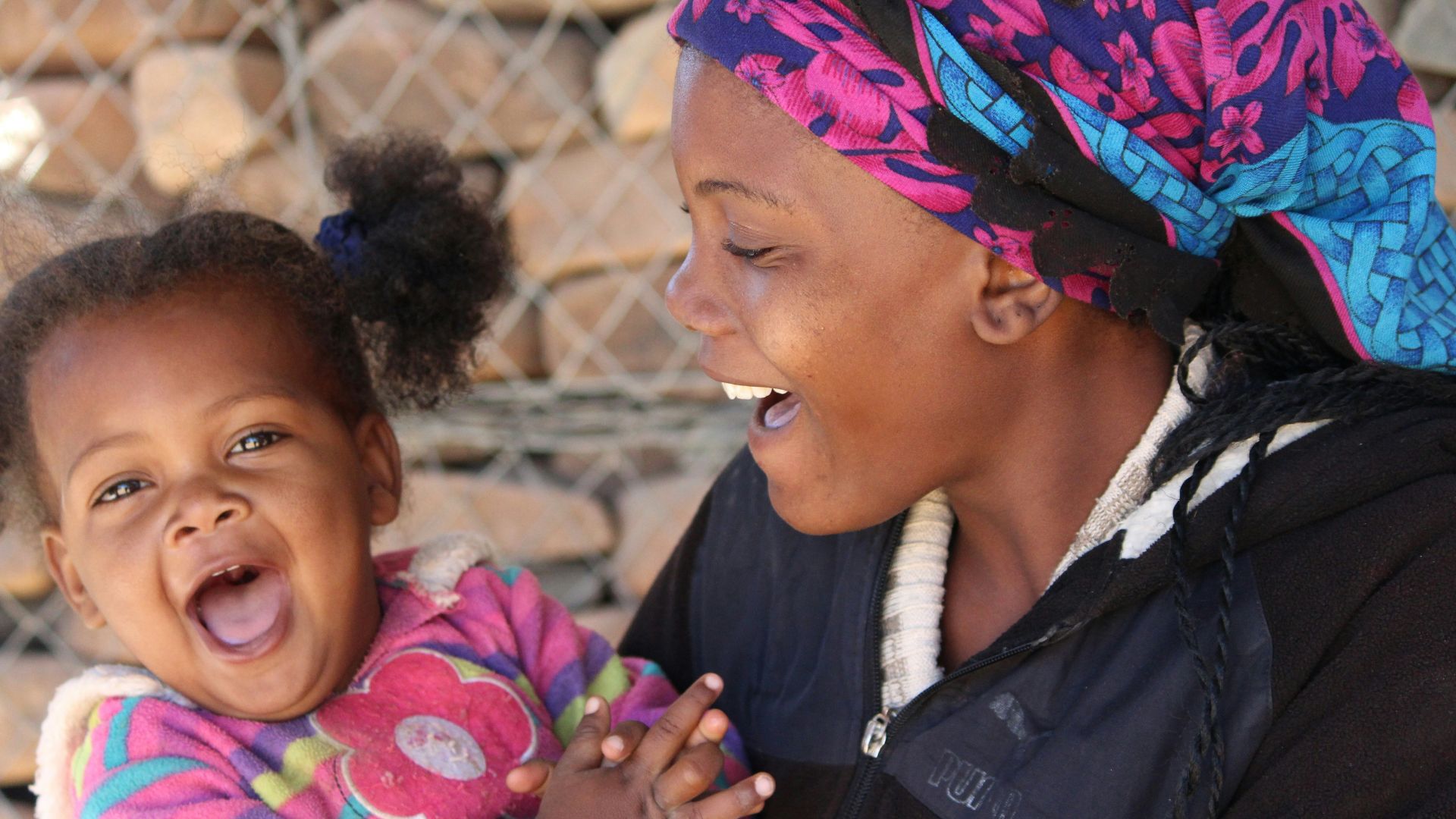 a person and a child