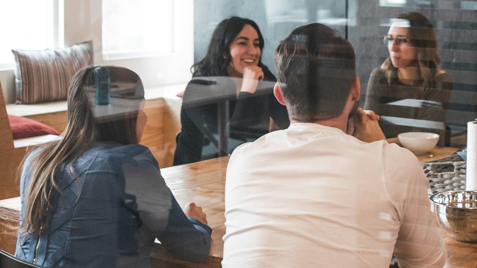 people sitting on chair