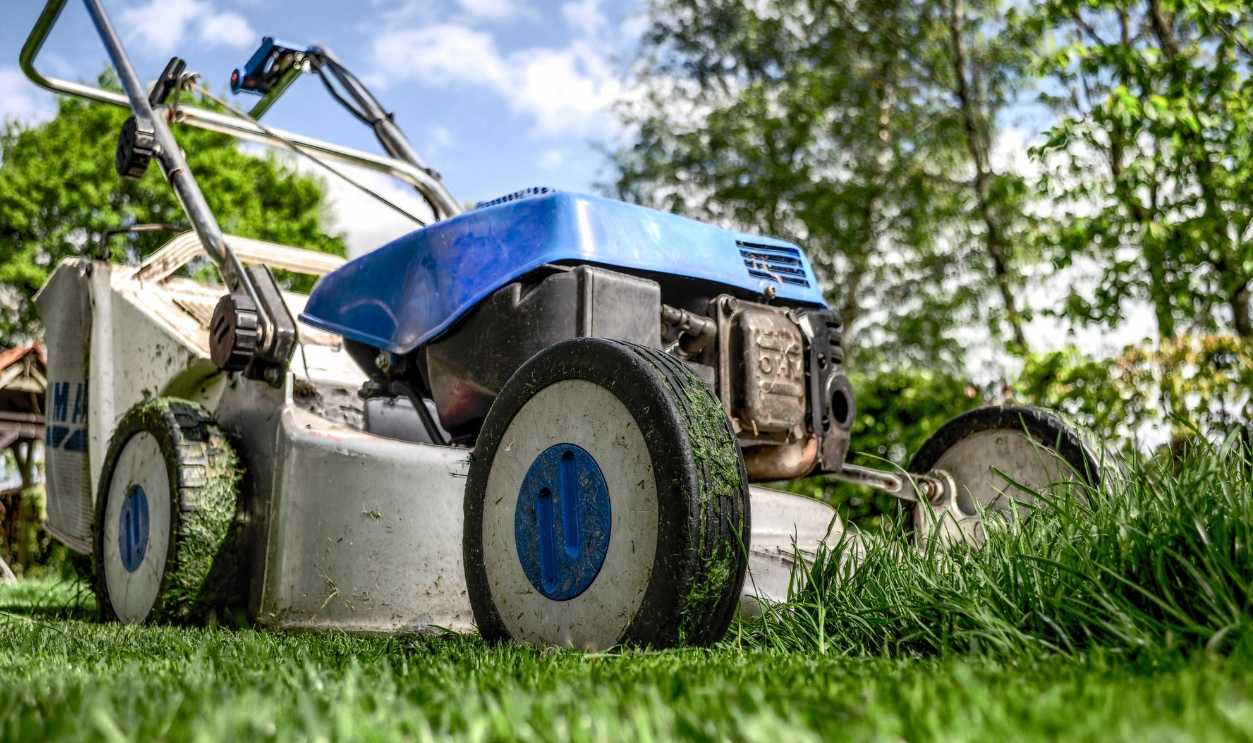 Lawn Mower Grass Garden Front Yard