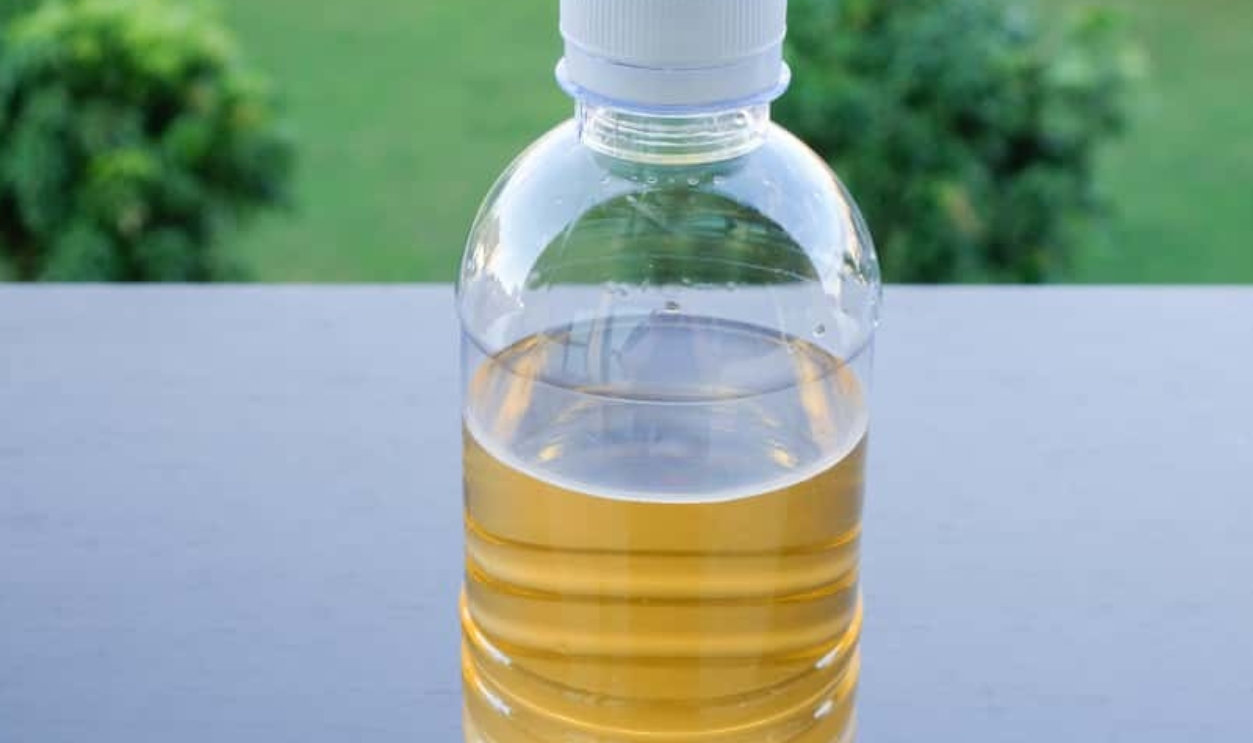 Yellow Water In Plastic Bottles, Shutterstock, 667150648